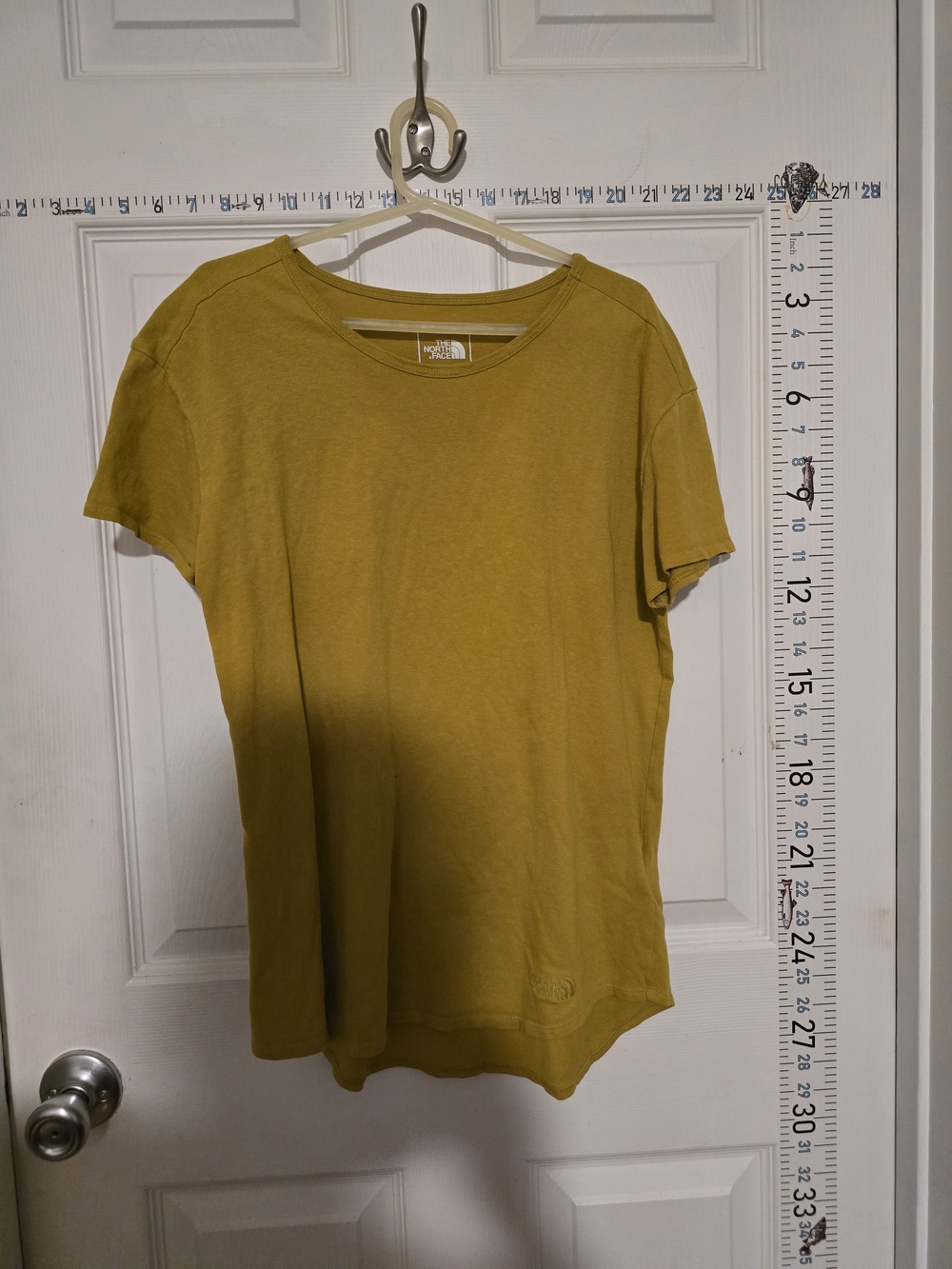 The North Face Women’s Small Mustard Yellow Short Sleeve T-Shirt Casual Tee